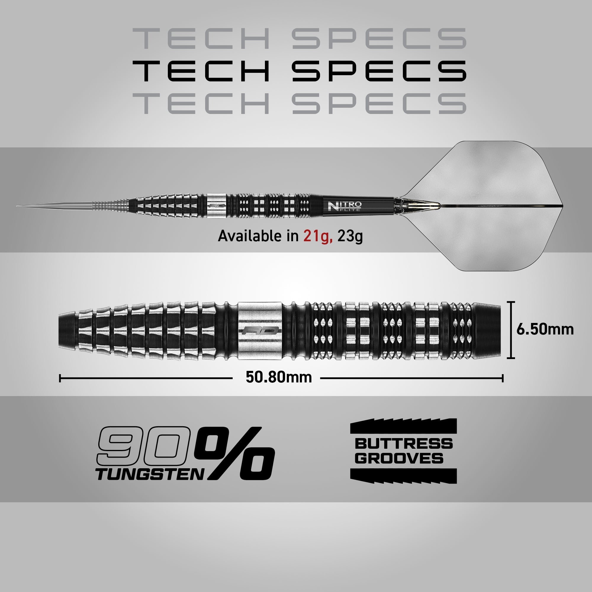 red-dragon-darts-recon-tapered-fl-chettes-steeltip-90-tungst-ne image 5