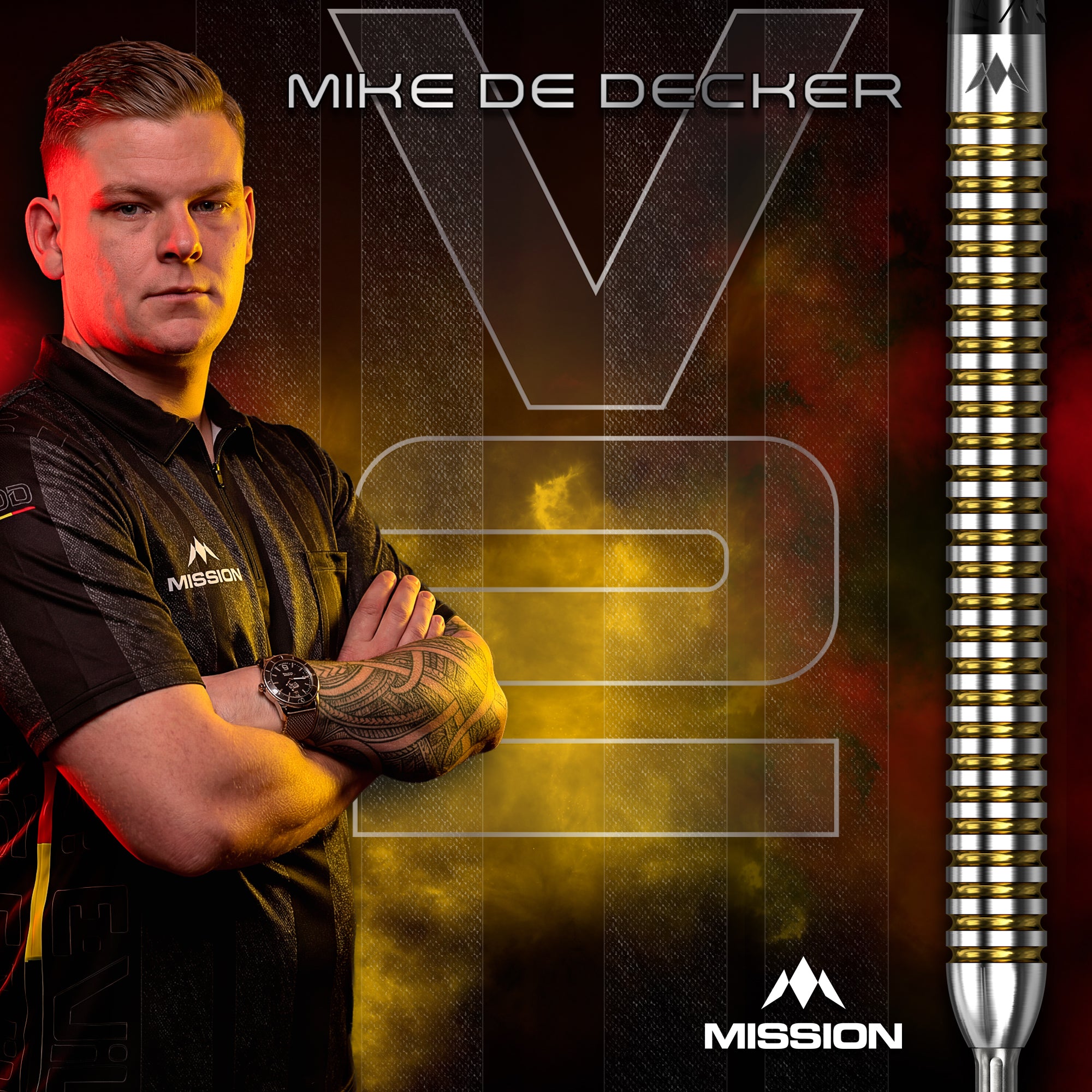 mission-darts-mike-de-decker-v2-fl-chettes-pointe-acier-95-tungst-ne image 7