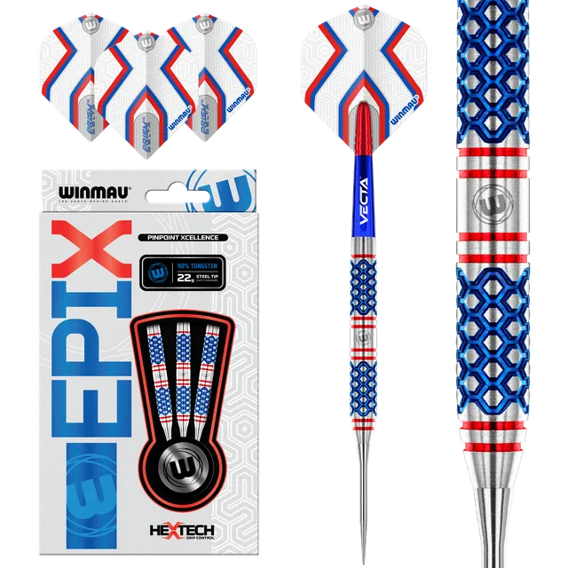 winmau-epix-fl-chettes-pointe-acier-22g-24g-26g image 1