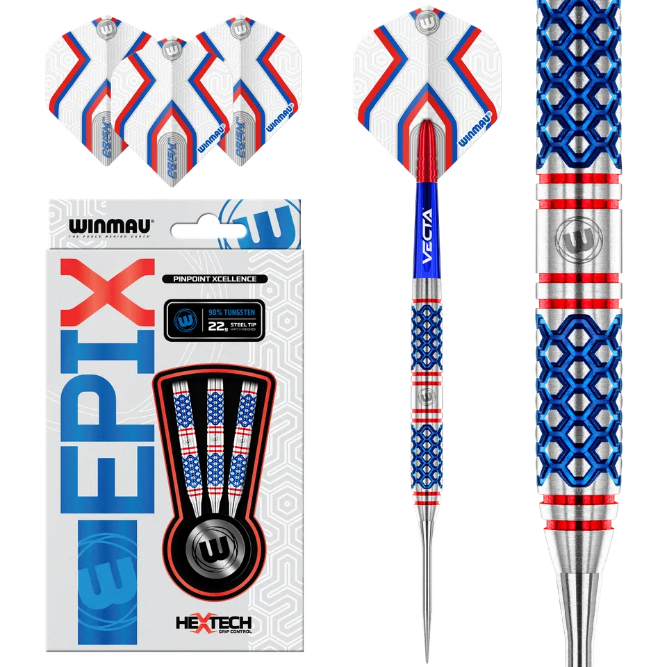 winmau-epix-fl-chettes-pointe-acier-22g-24g-26g image 1
