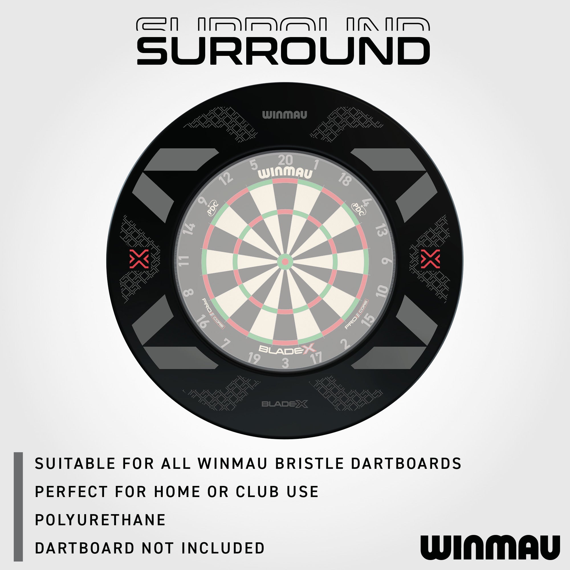winmau-blade-x-surround-entourage-de-cible-noir image 3