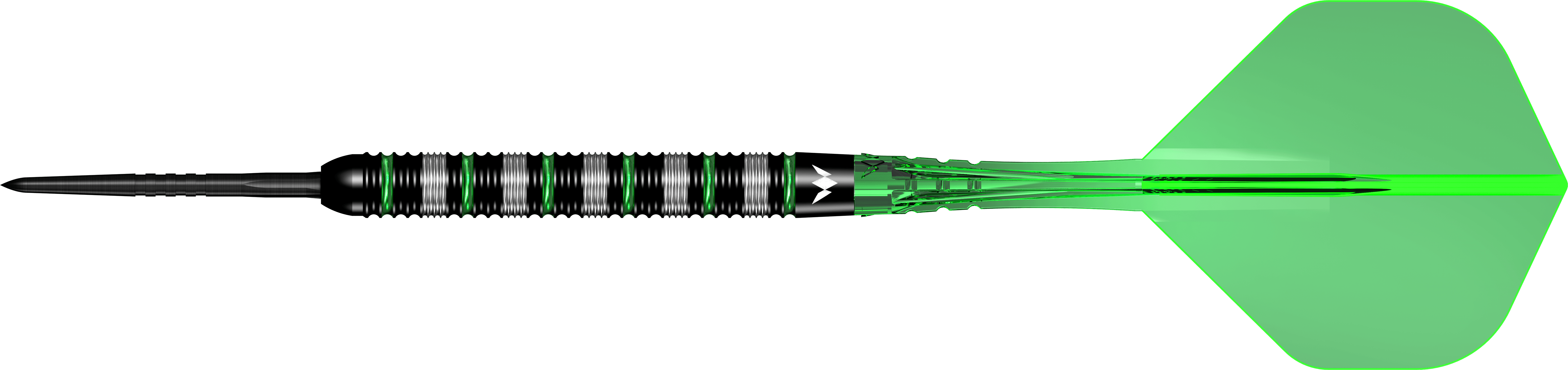 mission-darts-moldavite-fl-chettes-pointe-acier-95-tungst-ne-noir-et-vert-f-t-dr image 2
