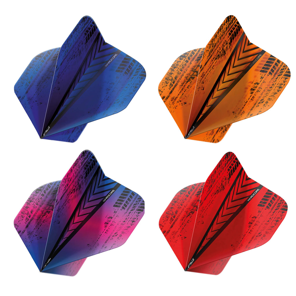 red-dragon-darts-hardcore-flights-selection-pack-10-ailettes-standard image 1