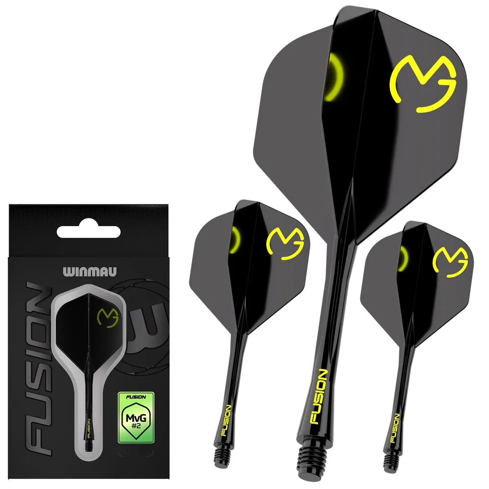 winmau-fusion-2-ailette-et-tige-int-gr-e-mvg-black-green image 1