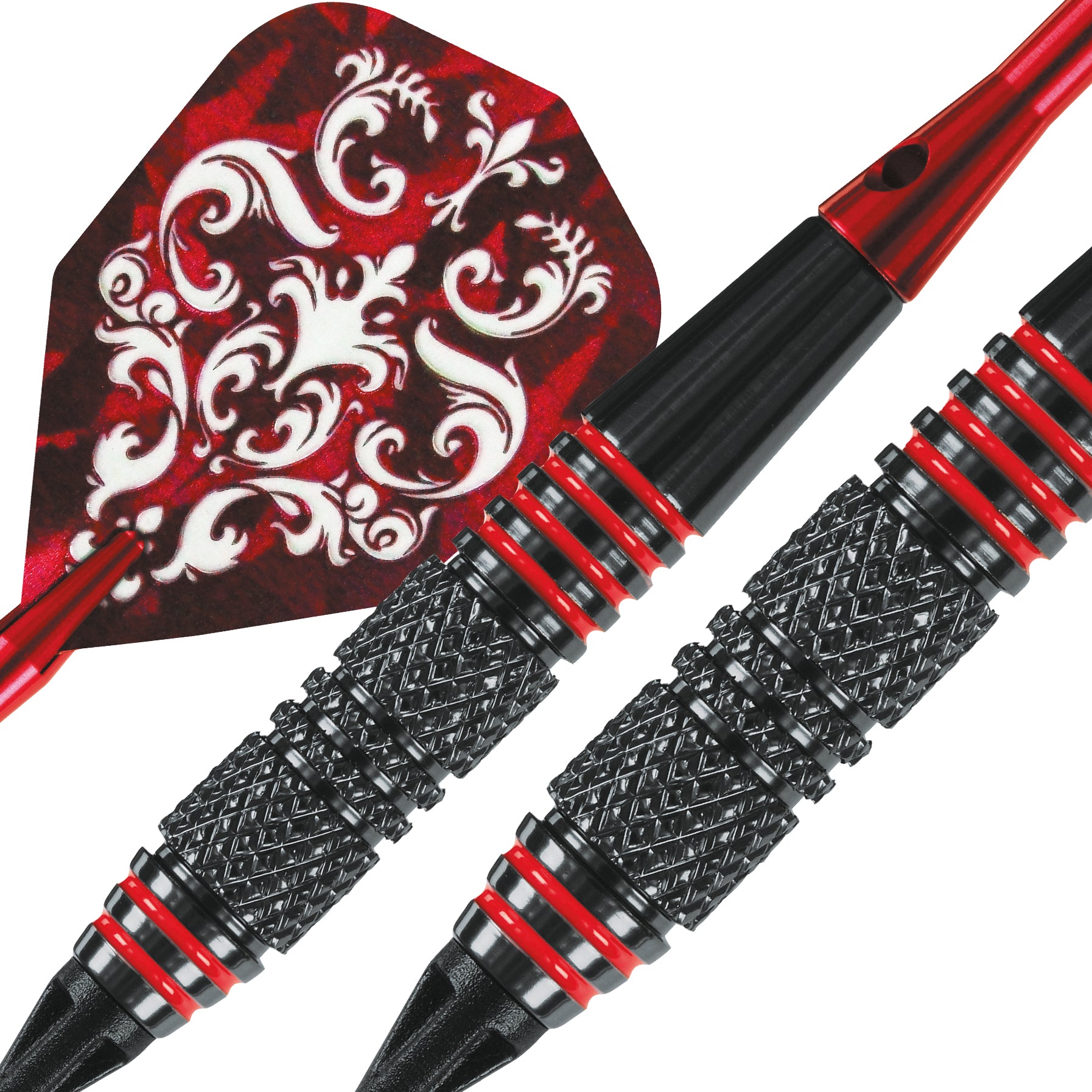 harrows-pirate-red-fl-chettes-pointe-souple image 3