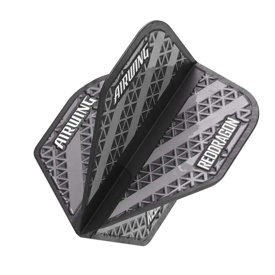 red-dragon-darts-airwing-moulded-ailettes-standard-noir-et-gris image 1