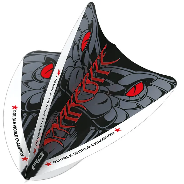 red-dragon-darts-peter-wright-grey-snake-hardcore-ionic-freestyle-ailettes-de-fl image 1