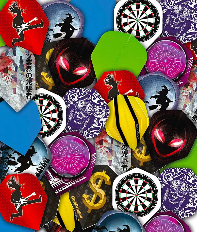 red-dragon-darts-lot-25-sets-d-ailettes-assorties-pack-conomique image 1