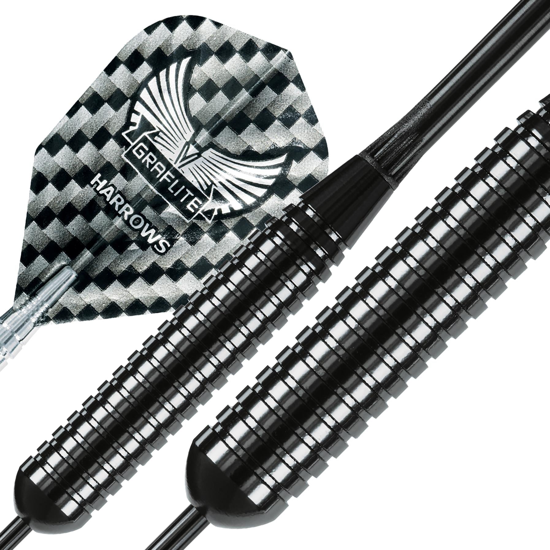 harrows-black-arrow-26g-fl-chettes-pointe-acier-laiton image 3