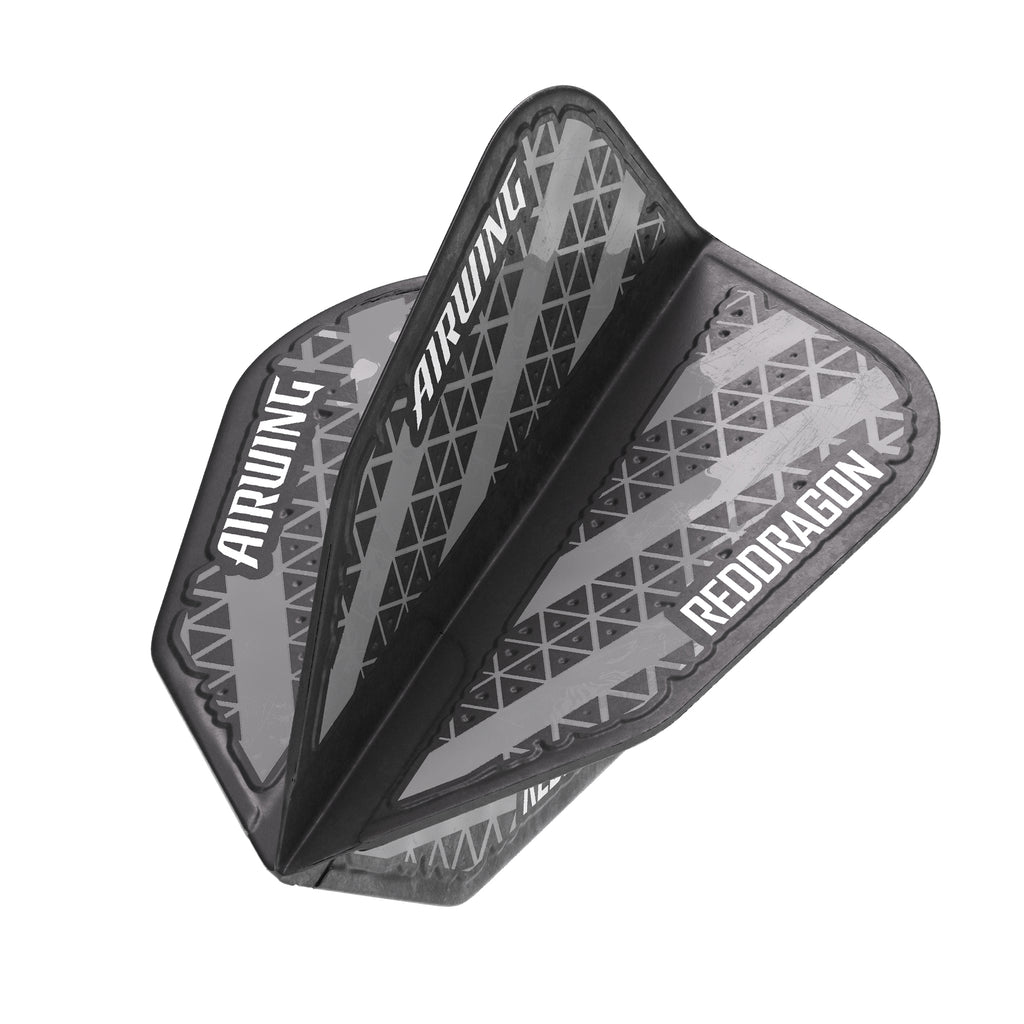 red-dragon-darts-airwing-moulded-ailettes-de-fl-chettes-v-standard-noir-gris image 1