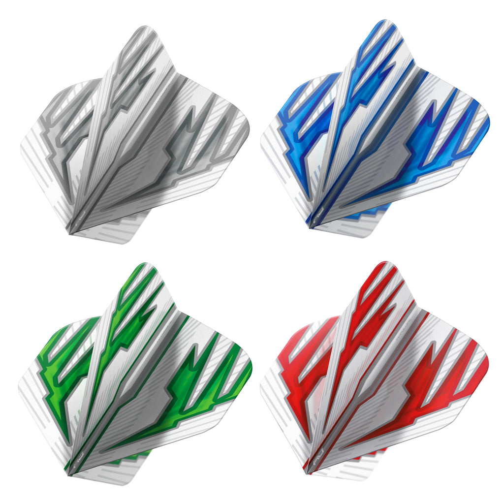 red-dragon-darts-hardcore-flights-selection-pack-9-lot-12-ailettes-freestyle image 1