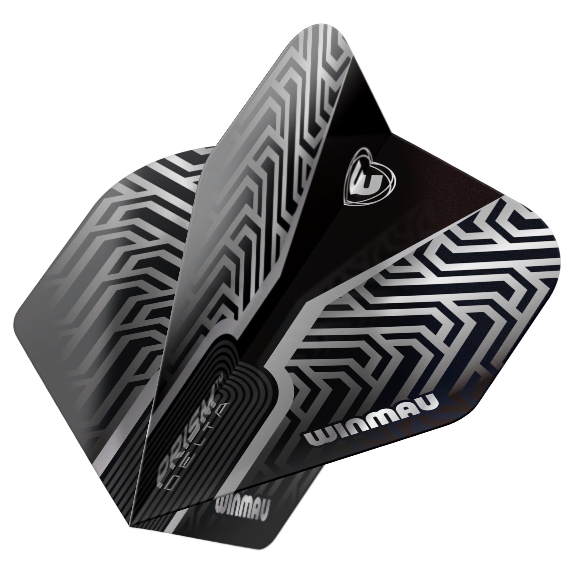 winmau-prism-delta-silver-premium-standard-ailettes image 1