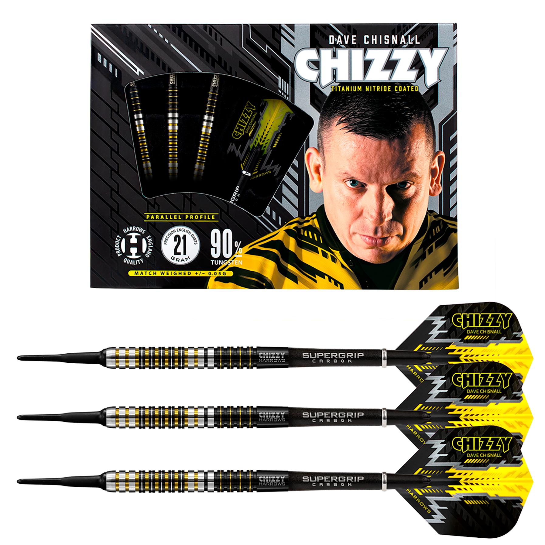 harrows-chizzy-90-fl-chettes-pointe-souple-dave-chisnall image 1