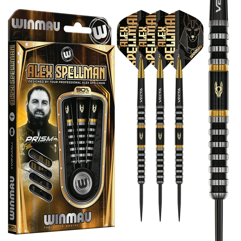 winmau-alex-spellman-signature-series-1-fl-chettes-90-tungst-ne image 1