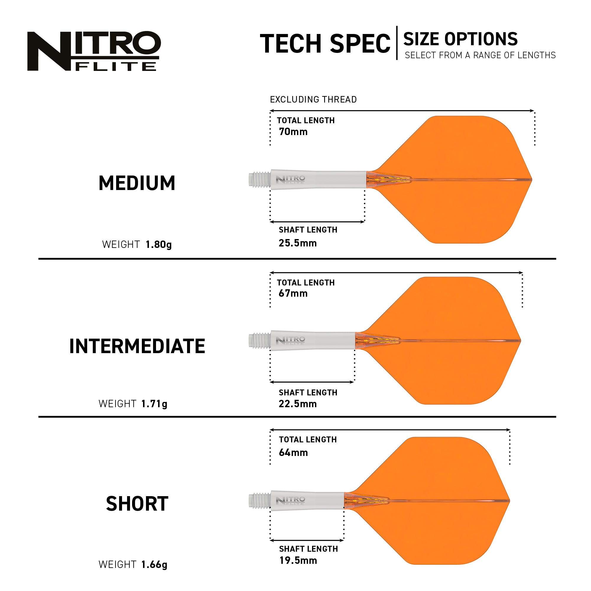 red-dragon-nitro-flite-orange-et-blanc-volant-int-gr-avec-tige image 6