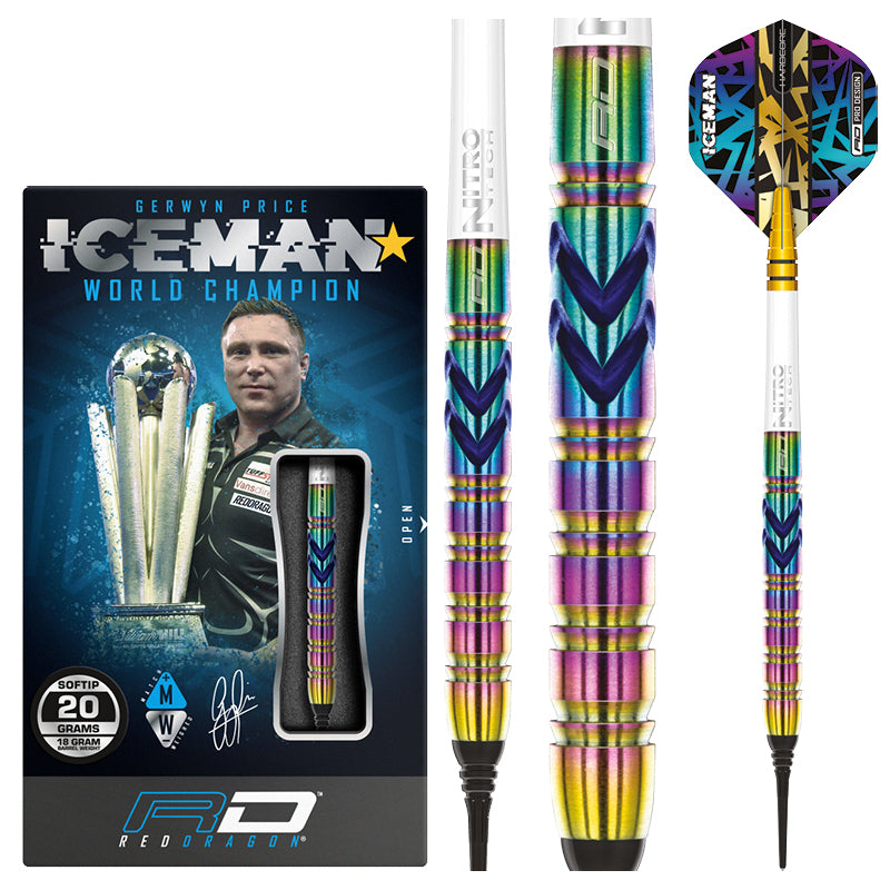 red-dragon-darts-gerwyn-price-ionic-fl-chettes-pointe-souple image 1