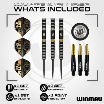 winmau-alex-spellman-signature-series-1-fl-chettes-90-tungst-ne image 2