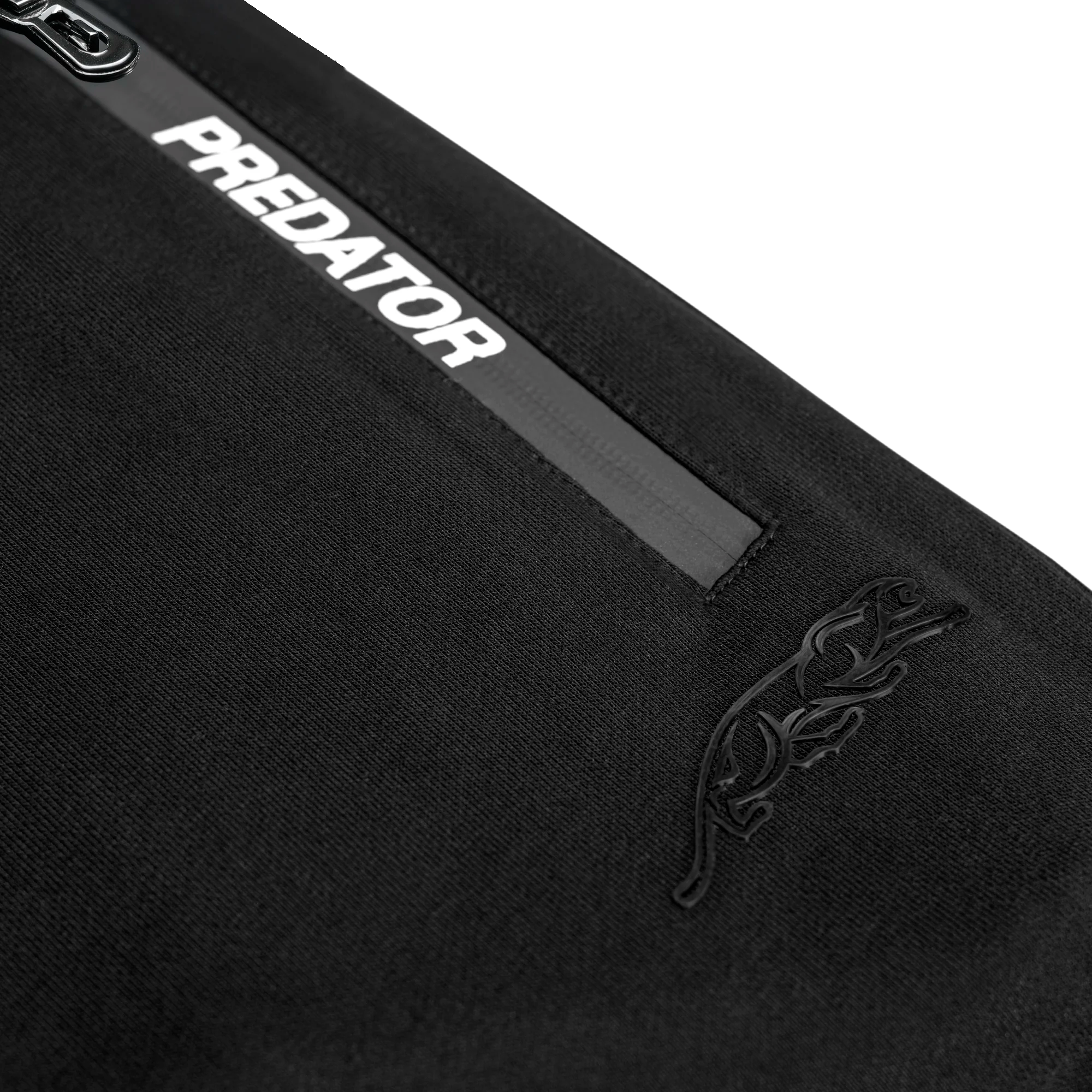 predator-veste-zipp-e-noire-coupe-d-contract-e-unisexe image 2