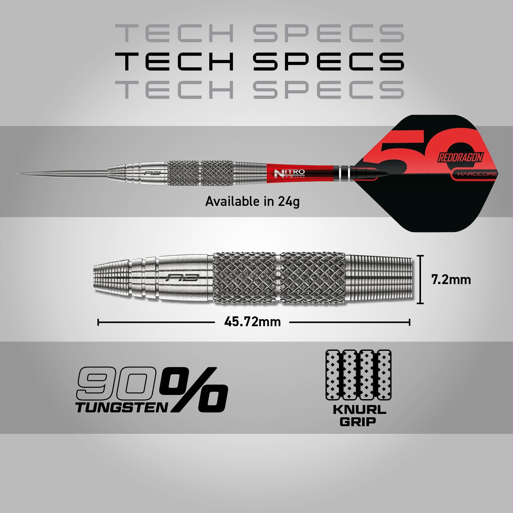 red-dragon-darts-grizzly-2-fl-chettes-tungst-ne-90-grip-molet image 3