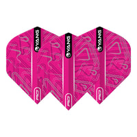 red-dragon-darts-black-pink-yin-yang-standard-ailettes-de-fl-chettes image 2