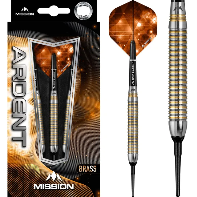 mission-darts-ardent-m1-fl-chettes-pointe-souple-laiton-18g image 1