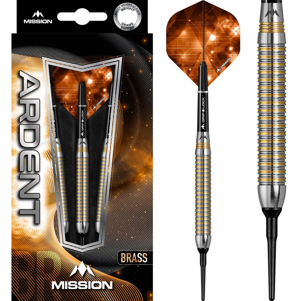 mission-darts-ardent-m1-fl-chettes-pointe-souple-laiton-18g image 1