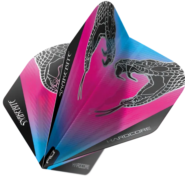 red-dragon-darts-peter-wright-snakebite-hardcore-standard-black-transparent-aile image 1
