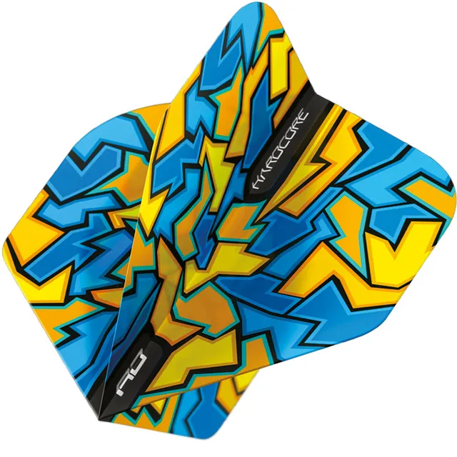 red-dragon-darts-blue-crackle-hardcore-radical-standard-ailettes image 1