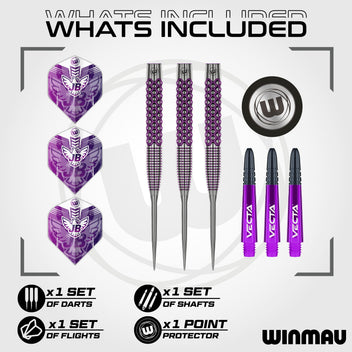winmau-john-brown-signature-edition-90-tungst-ne-fl-chettes image 2