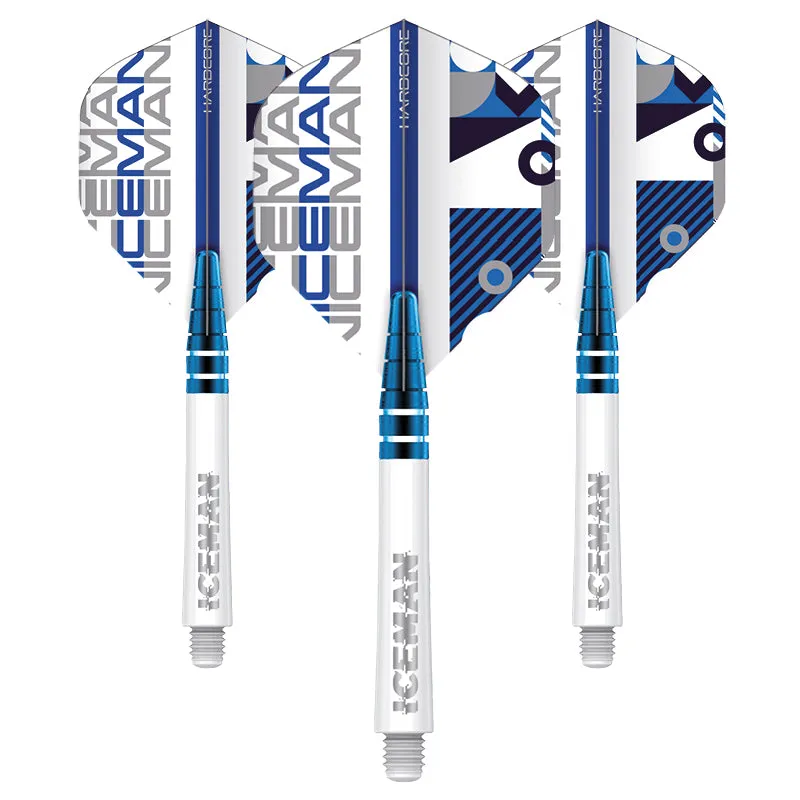 red-dragon-darts-gerwyn-price-hardcore-nitrotech-combo-blanc-ailettes-shafts image 1