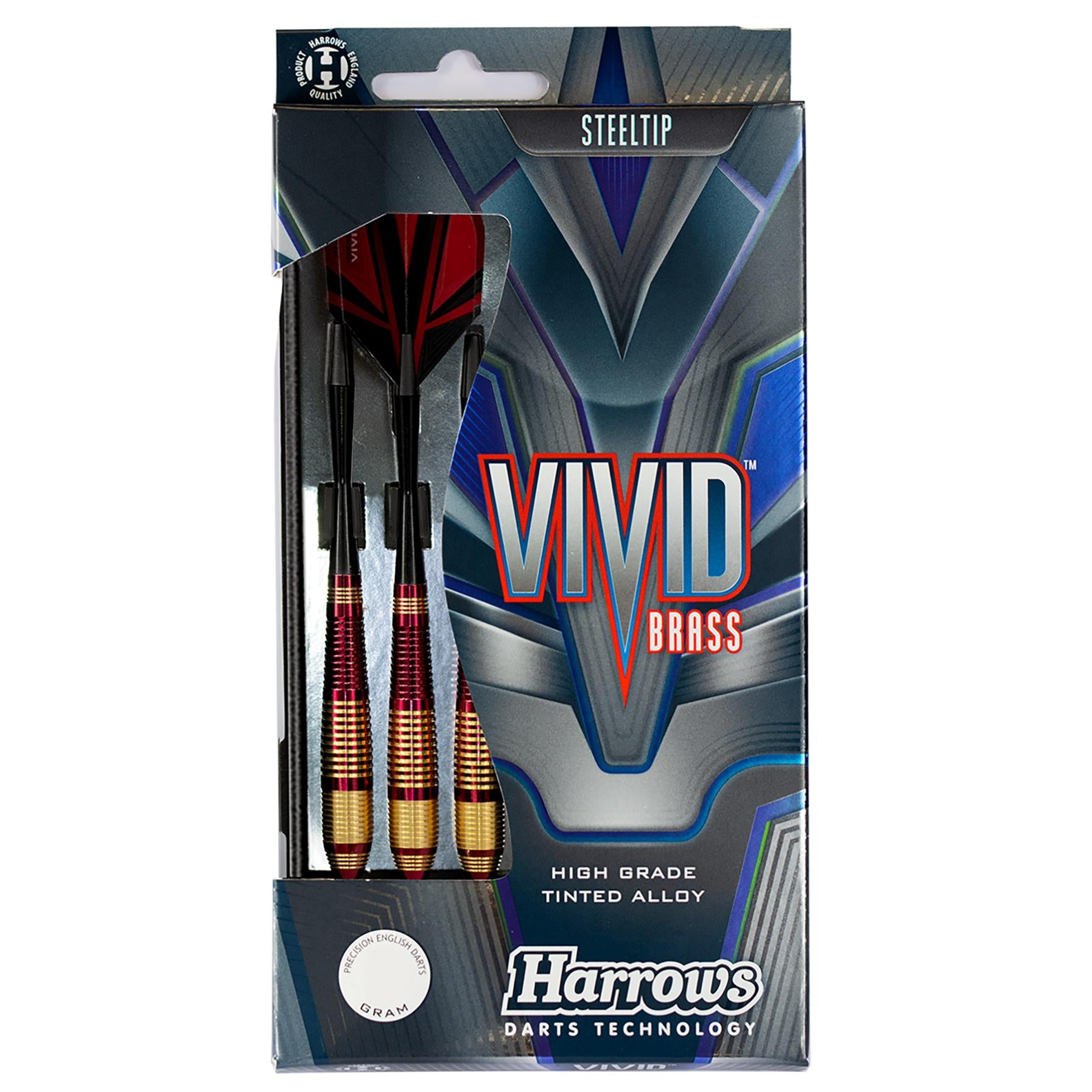 harrows-vivid-brass-rouge-fl-chettes-pointe-acier image 5