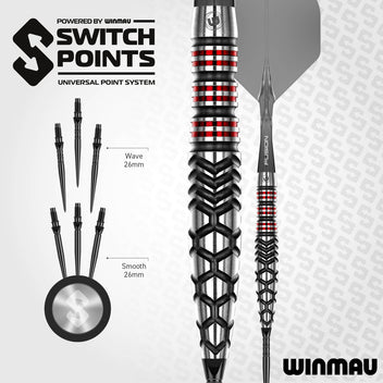 winmau-fornax-90-fl-chettes-pointe-acier-torpedo-switch-point image 6