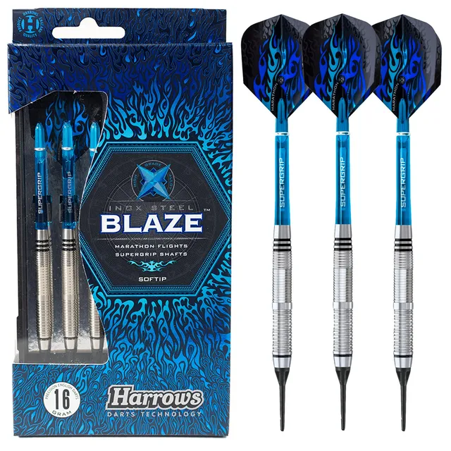 harrows-blaze-style-b-soft-tip-fl-chettes-pointe-souple-tungst-ne image 1