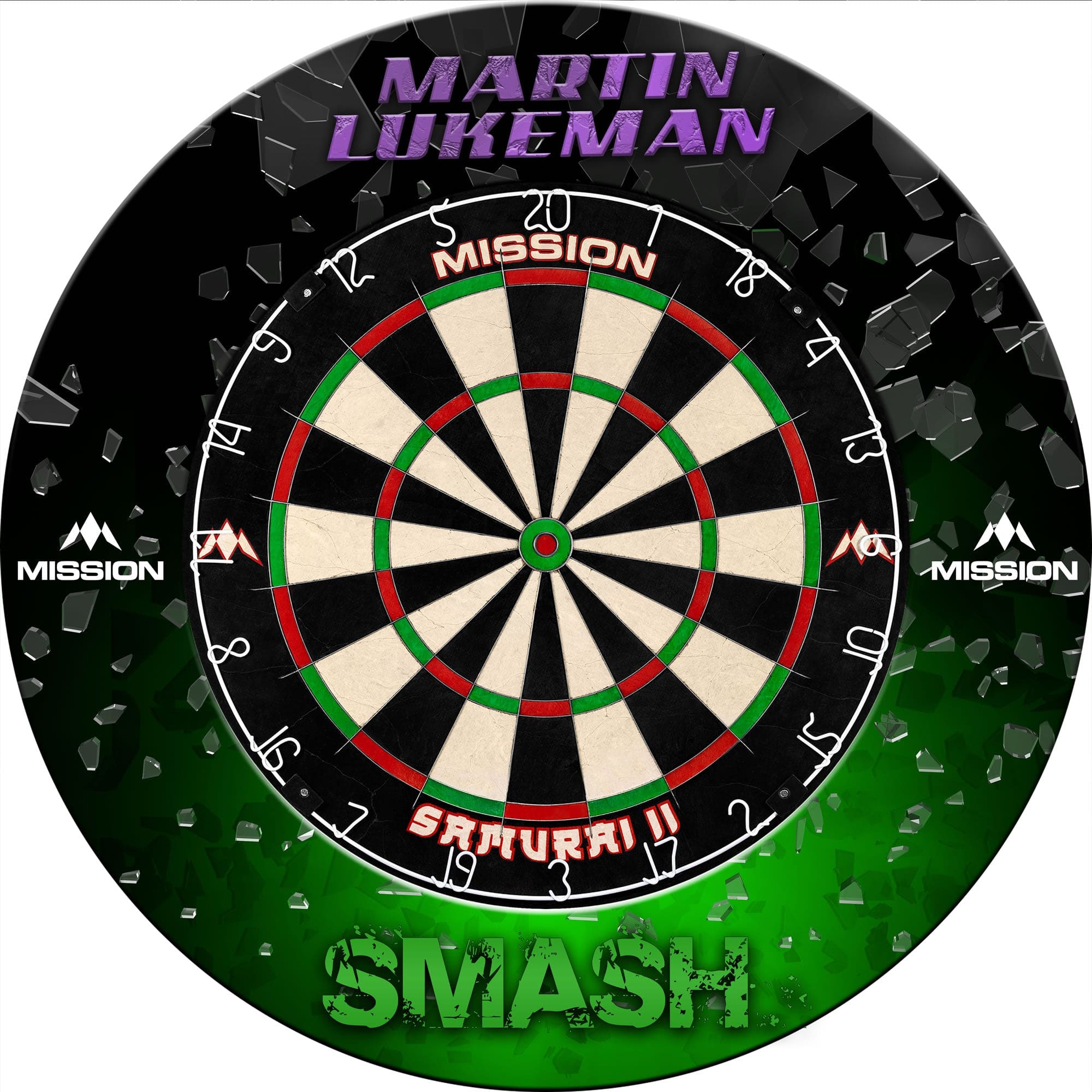 mission-darts-surround-martin-lukeman-protection-cible-en-caoutchouc image 2