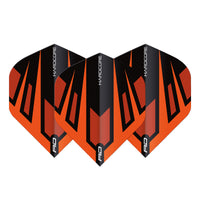 red-dragon-darts-hardcore-radical-standard-ailettes-orange-black-fan-12-pi-ces image 2