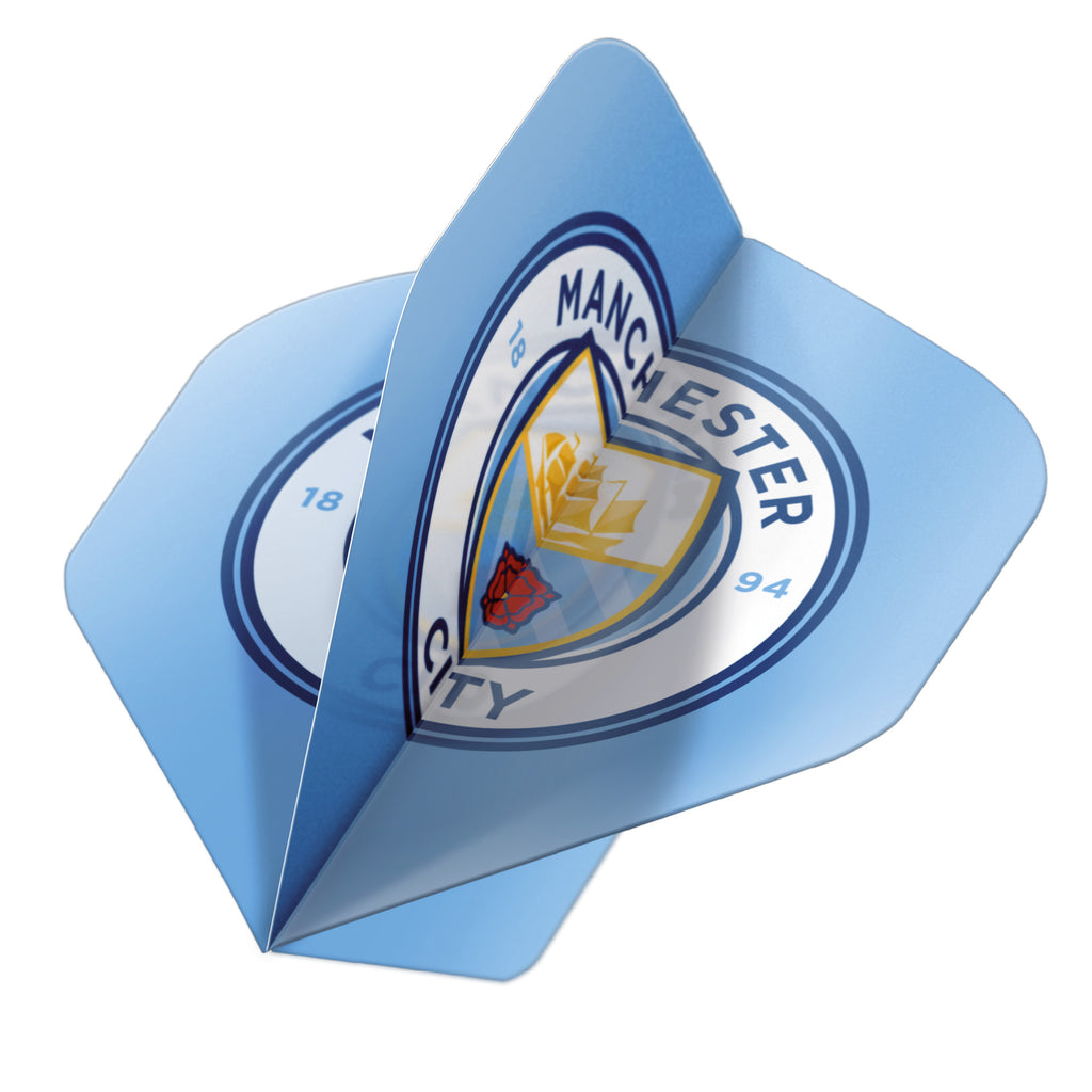 manchester-city-standard-ailettes-de-fl-chettes-poly-metronic-75-microns image 1
