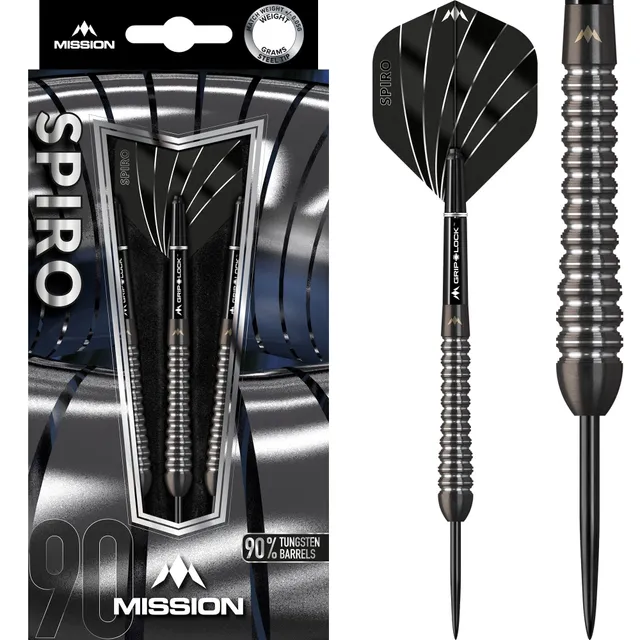 mission-darts-spiro-m2-steel-tip-90-tungst-ne-rev-tement-graphite-pvd-noir image 1