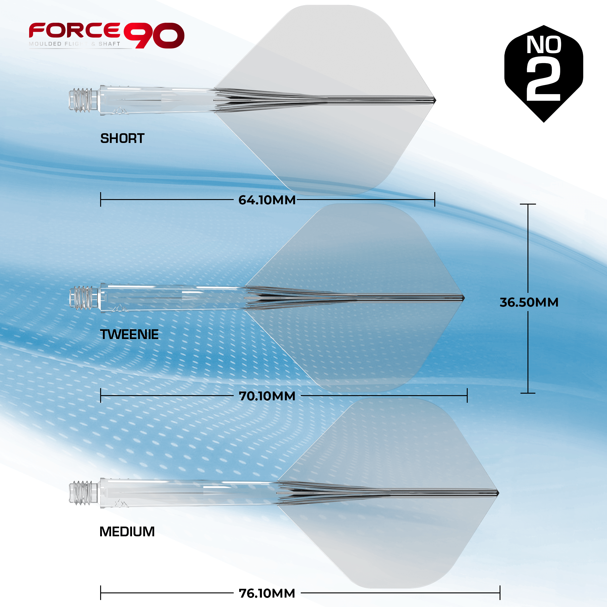 mission-darts-force-90-syst-me-vol-tige-moul-standard-no2-transparent image 6
