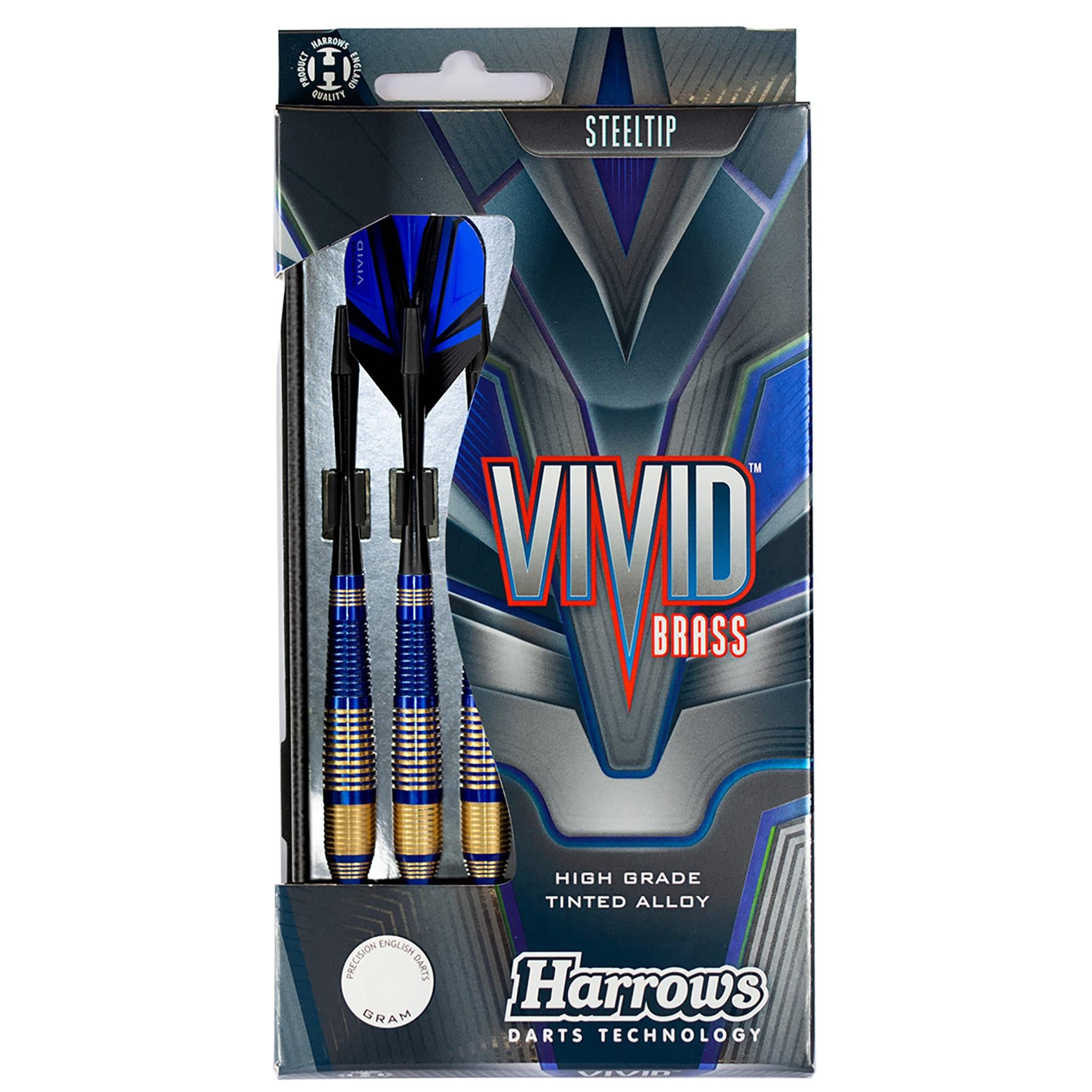 harrows-vivid-brass-blue-fl-chettes-pointe-acier image 5