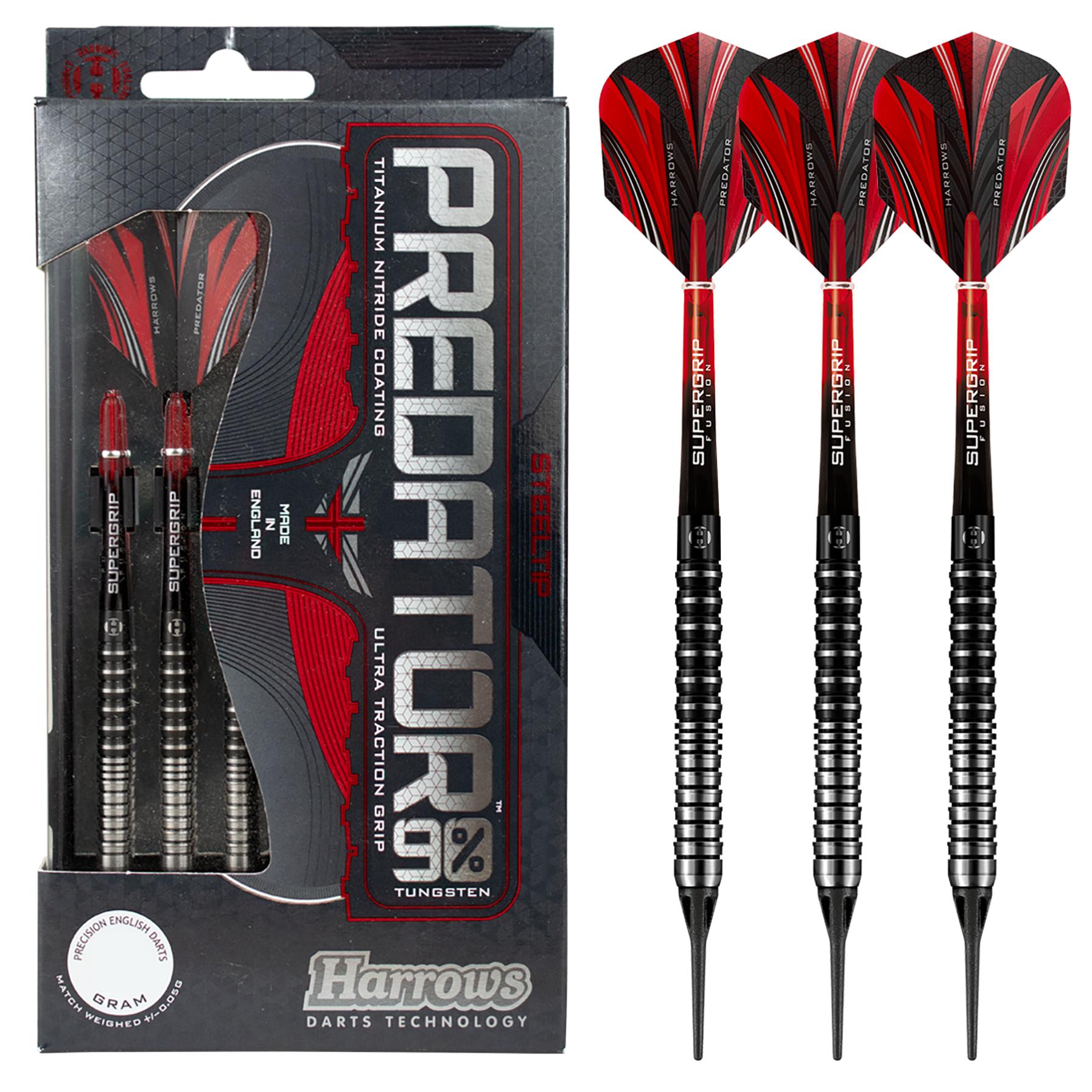 harrows-predator-90-soft-tip-fl-chettes-pointe-souple image 1
