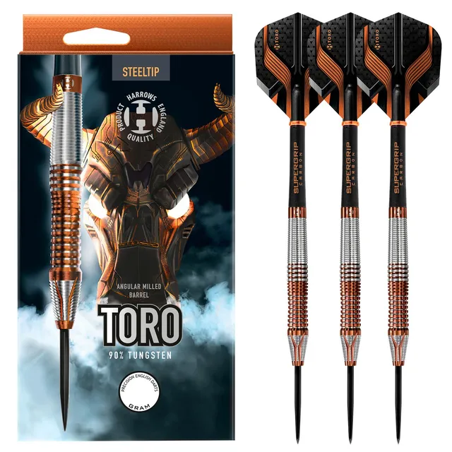harrows-toro-90-fl-chettes-pointe-acier-steel-tip image 1