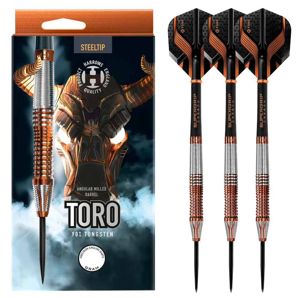 harrows-toro-90-fl-chettes-pointe-acier-steel-tip image 1