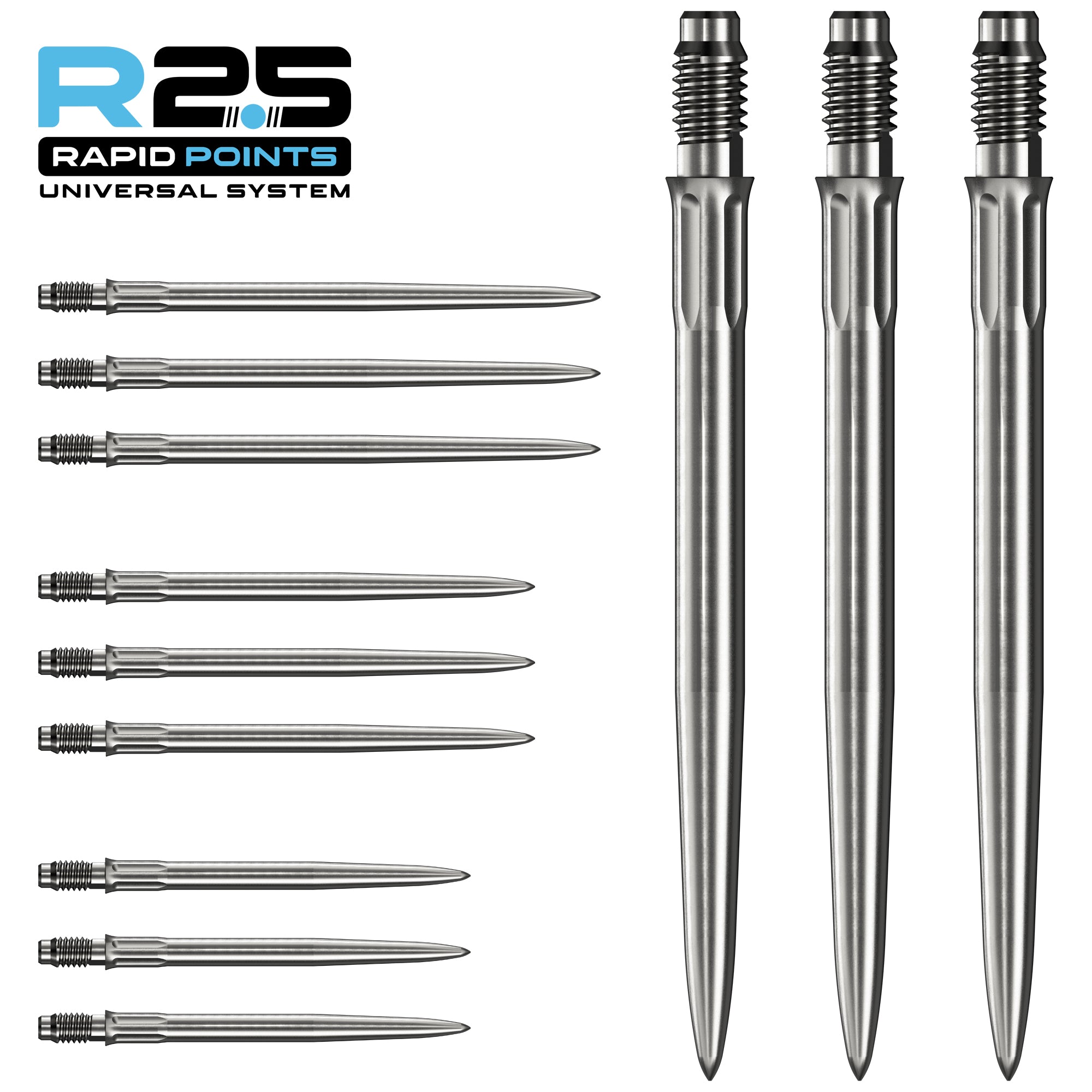 mission-darts-r2-5-rapid-pointes-steel-tip-sm1-silver-black-30-35-40mm image 3