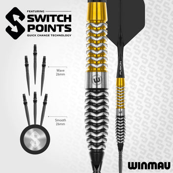 winmau-exion-90-tungst-ne-torpedo-switch-point-fl-chettes-steel-tip image 7
