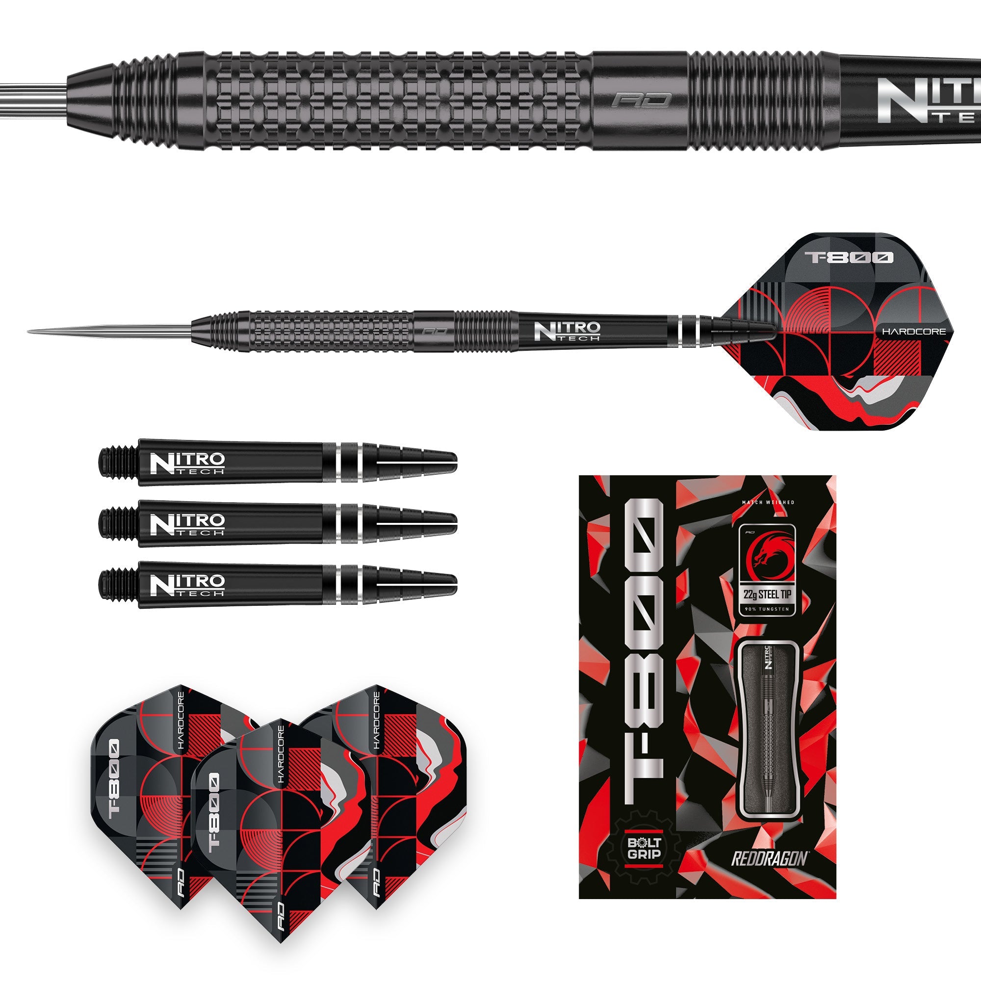 red-dragon-darts-t-800-fl-chettes-steeltip-90-tungst-ne image 6