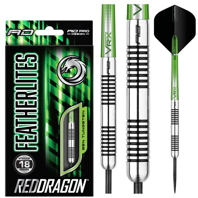 red-dragon-featherlite-7-fl-chettes-l-g-res-acier image 1
