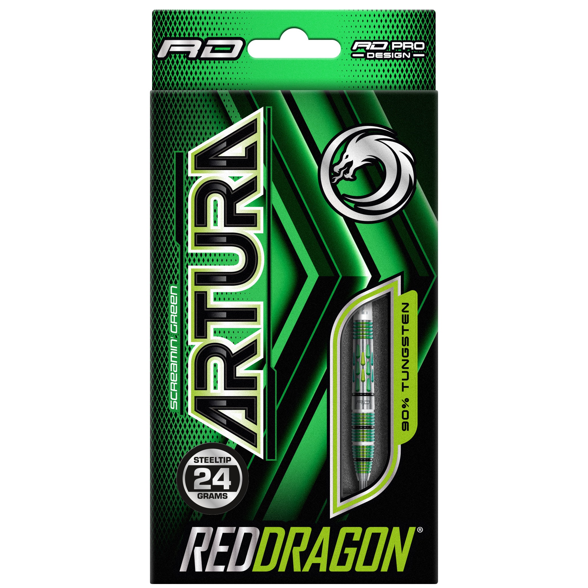 red-dragon-darts-artura-screamin-green-fl-chettes-90-tungst-ne image 4