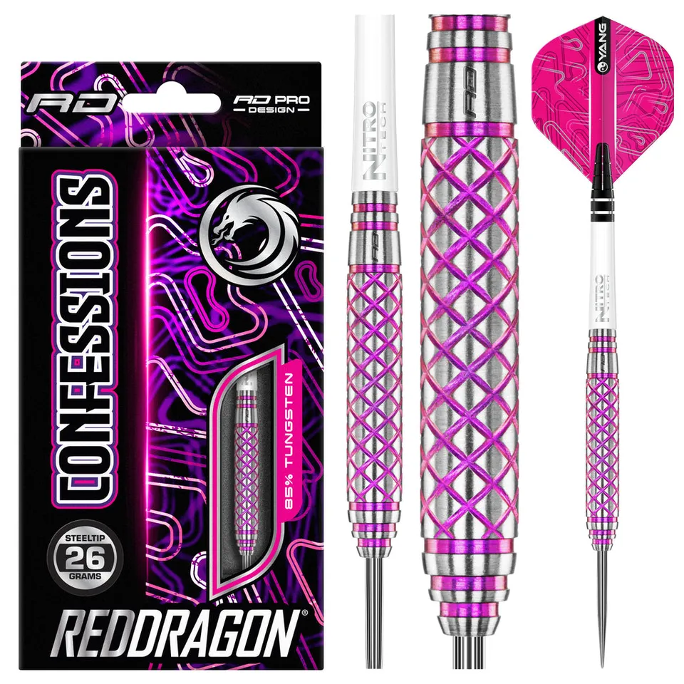 red-dragon-darts-confessions-fl-chettes-acier-26g-28g-30g image 1
