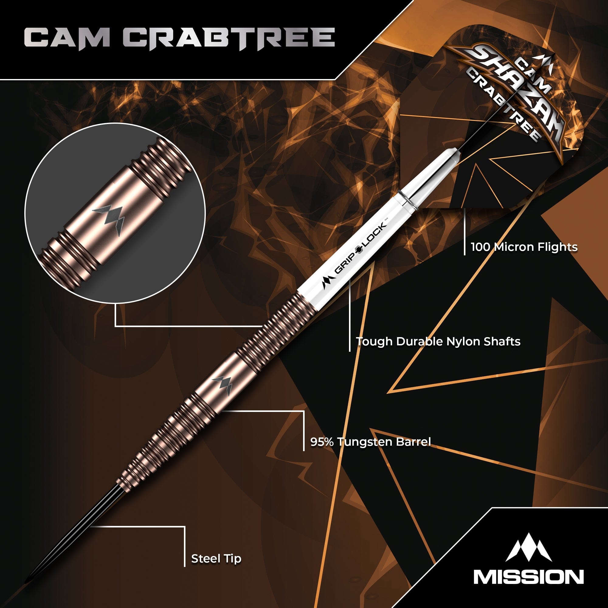 mission-cam-crabtree-v2-steel-tip-95-tungst-ne-signature-shazam image 3