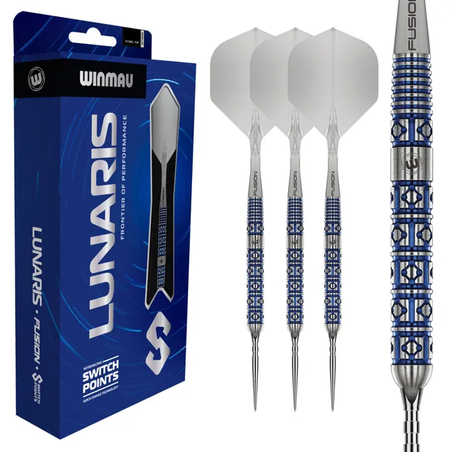 winmau-lunaris-90-fl-chettes-pointe-acier-parallel-switch-point image 1